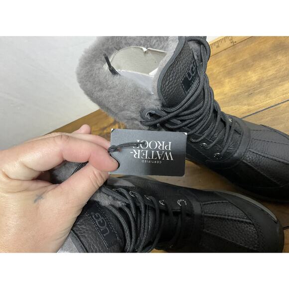 UGG Women’s Adirondack III, Black Winter Boots, Size 6 NIB - Picture 9 of 13